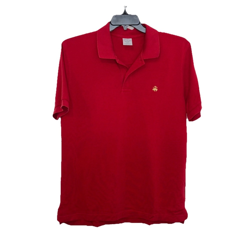Brooks Brothers 1818 Performance Polo Shirt Mens XL Slim Fit Red